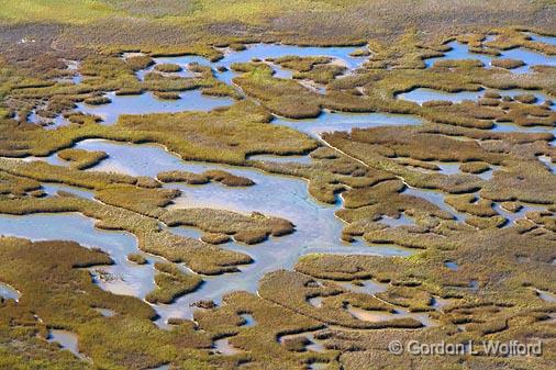 Wetlands_29887.jpg - Aerial photographed along the Gulf coast near Port Lavaca, Texas, USA.