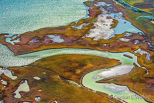 Wetlands_29926.jpg - Aerial photographed along the Gulf coast near Port Lavaca, Texas, USA.